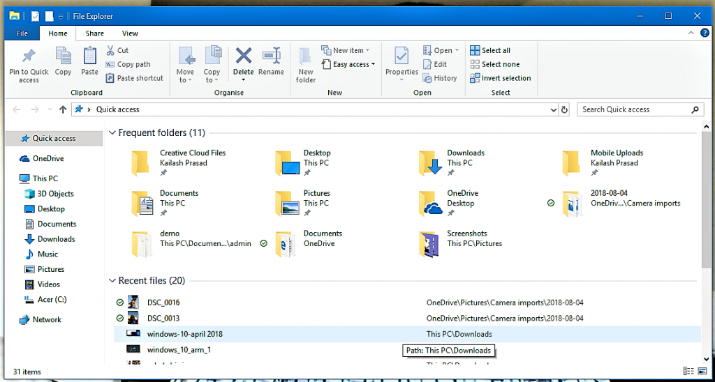 File Explorer Windows 10 - What Is That Used For? - DigitalTechnolution