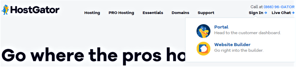 Figure 4: Login To The Portal First To Navigate Through cPanel With Single Sign-on